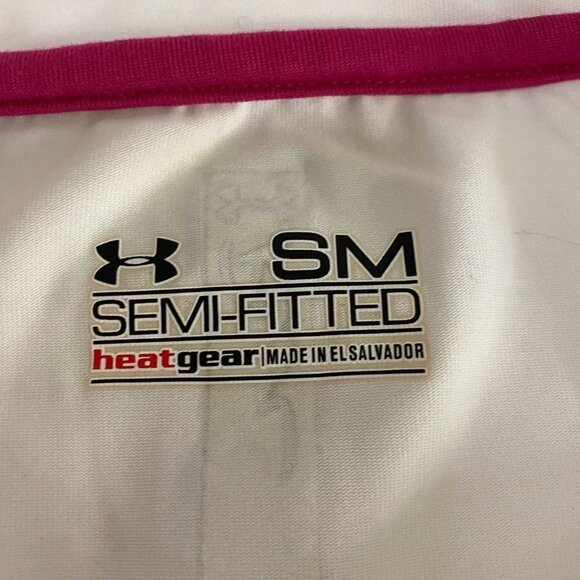 𝅺RUNNING Under Armour Women's T-Shirt S - Picture 3 of 4